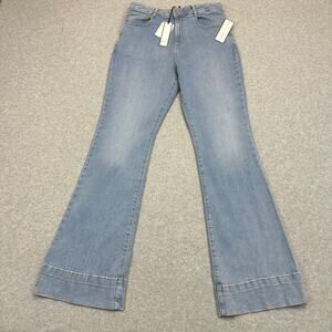 Bagatelle New York  Jeans Womens Sz 29 Light Blue Wash Bootcut Denim High Waist